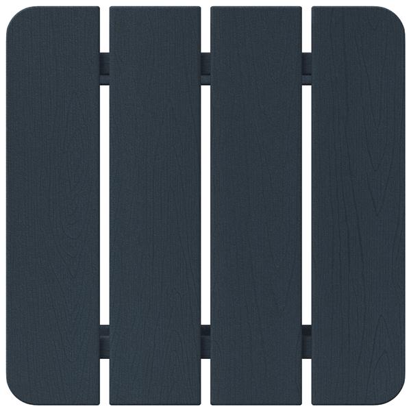 Grote foto vidaxl adirondack zij tafel marineblauw 38 x 38 x 46 cm hdpe tuin en terras tuinmeubelen