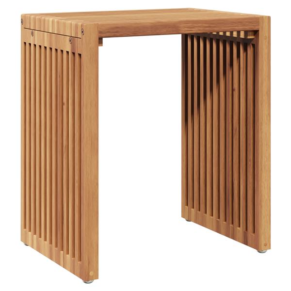 Grote foto vidaxl nest van bijzettafels 3 pcs bruin 33 x 44.5 x 51 cm tuin en terras tuinmeubelen