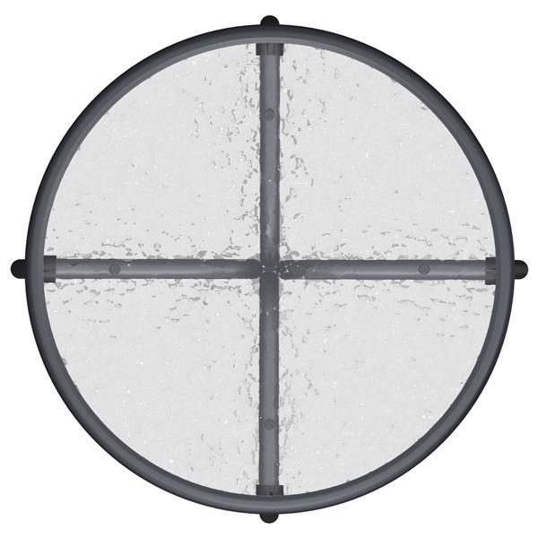 Grote foto vidaxl tuin bistro set 3 pcs grijs staal tuin en terras tuinmeubelen