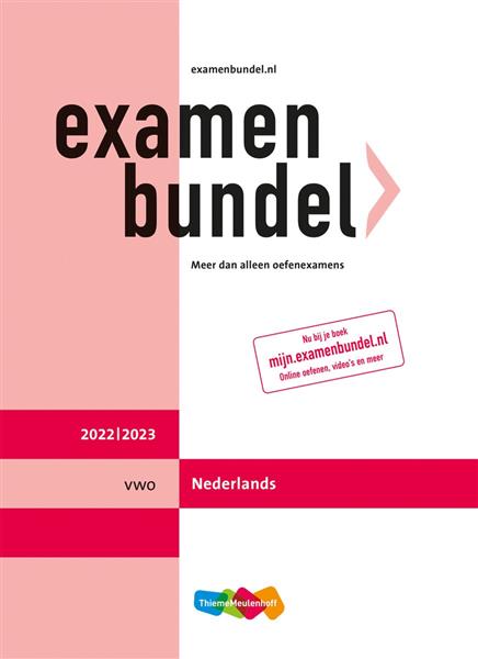 Grote foto examenbundel vwo nederlands 2022 2023 boeken overige boeken