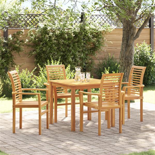 Grote foto vidaxl inklapbare tuinstoel bruin 62.5 x 54.5 x 95.5 cm tuin en terras tuinmeubelen