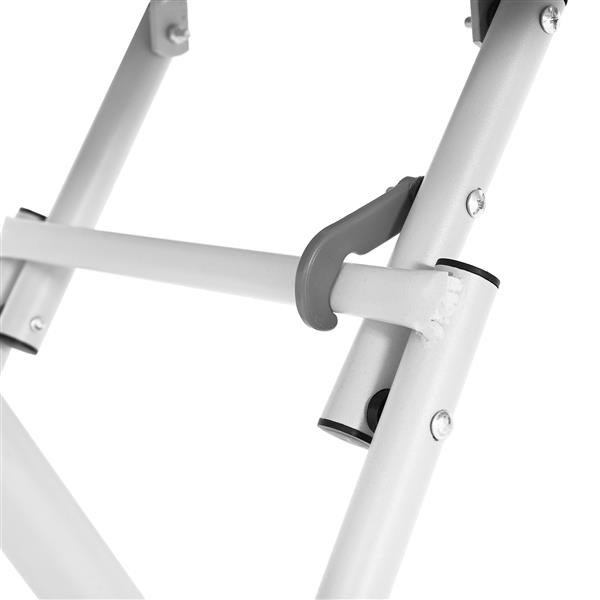 Grote foto vidaxl tuinstafel wit 55 x 55 x 73 cm poedercoating staal tuin en terras tuinmeubelen