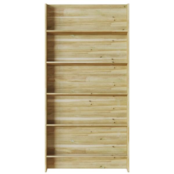 Grote foto vidaxl plantenstandaard met plank bruin 90 x 15 x 180 cm tuin en terras overige tuin en terras