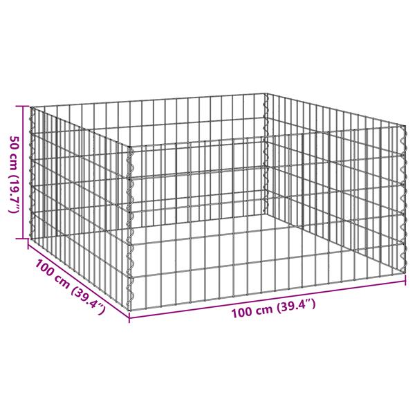 Grote foto vidaxl composteerder grijs staal tuin en terras hekken en schuttingen