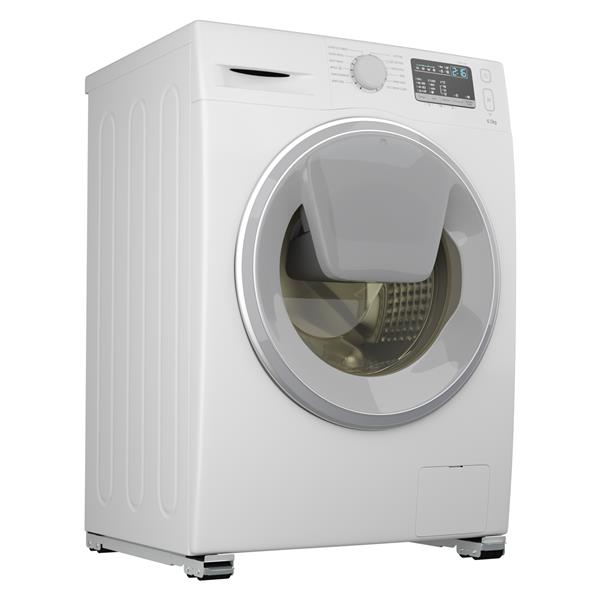 Grote foto vidaxl wasmachinesokkel 2 pcs zilver 72 x 5 x 4.5 cm staal witgoed en apparatuur wasmachines