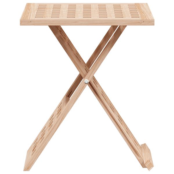 Grote foto vidaxl salontafel bruin 33 x 33 x 40.5 cm massief walnotenhout huis en inrichting eettafels
