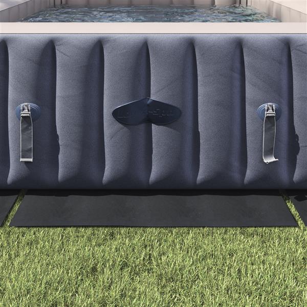 Grote foto vidaxl zwembad grondzeil zwart 550 x 280 cm polyester geotextiel tuin en terras zwembaden toebehoren