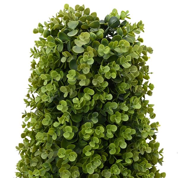 Grote foto vidaxl kunstmatige eucalyptus boom groen 27 x 27 x 90 cm kunststof tuin en terras sierplanten
