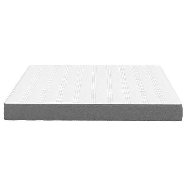 Grote foto vidaxl bedmatras met matras lichtgrijs 180 x 200 cm stof antiek en kunst stoelen en banken