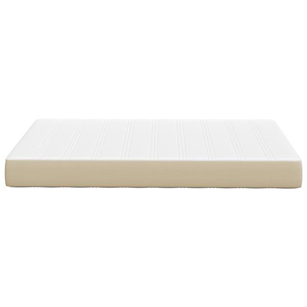 Grote foto vidaxl bedmatras met matras groen 120 x 200 cm stof antiek en kunst stoelen en banken