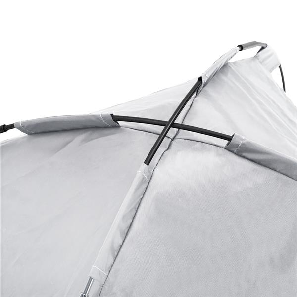 Grote foto vidaxl hondenbed zilvergrijs xl staal dieren en toebehoren toebehoren