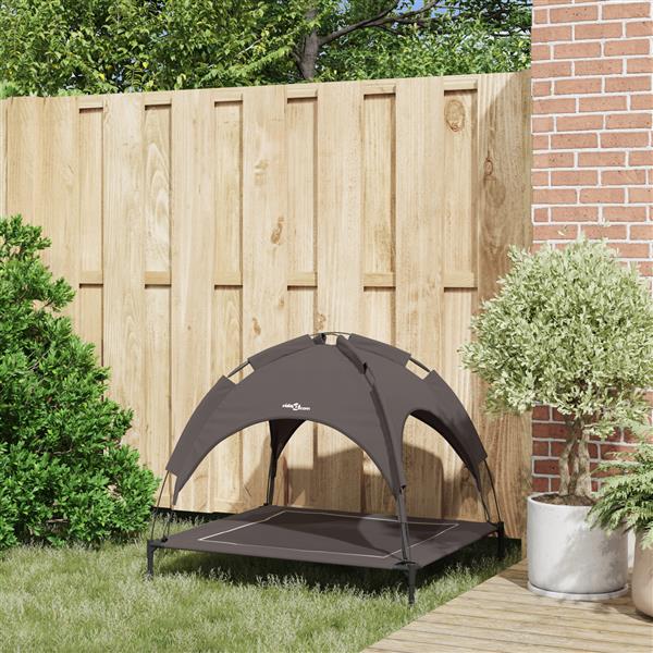 Grote foto vidaxl hondenbed bruin l staal dieren en toebehoren toebehoren