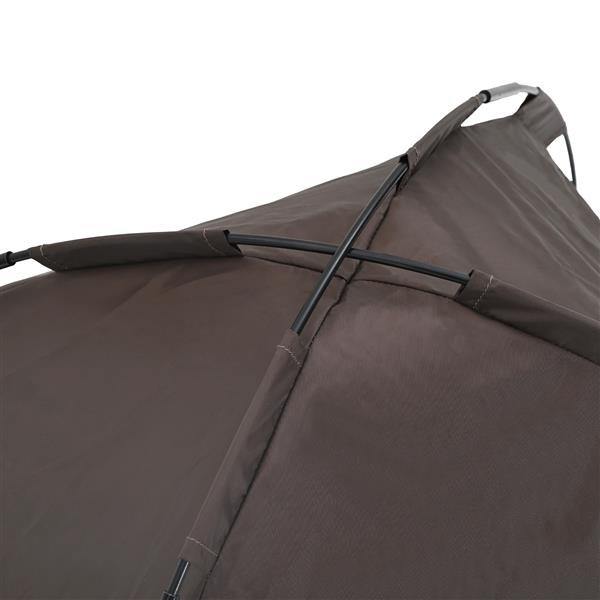 Grote foto vidaxl hondenbed bruin s staal dieren en toebehoren toebehoren