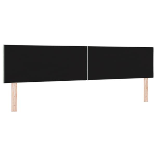 Grote foto vidaxl hoofdbord wandgemonteerd geometrisch lichtgrijs 200 cm fluweel antiek en kunst stoelen en banken