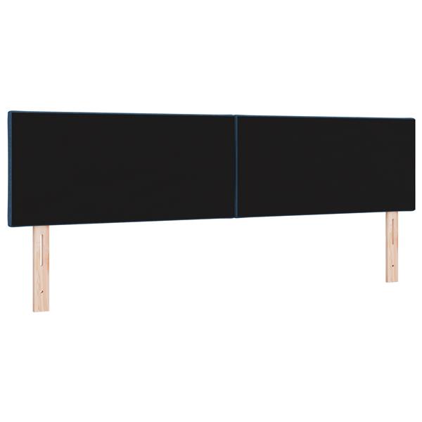 Grote foto vidaxl stoffen hoofdbord geometrisch met hoofdeinde blauw 180 cm stof antiek en kunst stoelen en banken