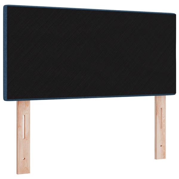 Grote foto vidaxl hoofdbord met hoofdeinde blauw 90 cm stof antiek en kunst stoelen en banken