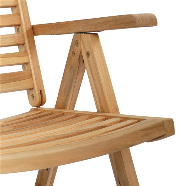 Grote foto vidaxl tuinstoelen 2 pcs bruin 52 x 64.5 x 108 cm massief acaciahout tuin en terras tuinmeubelen