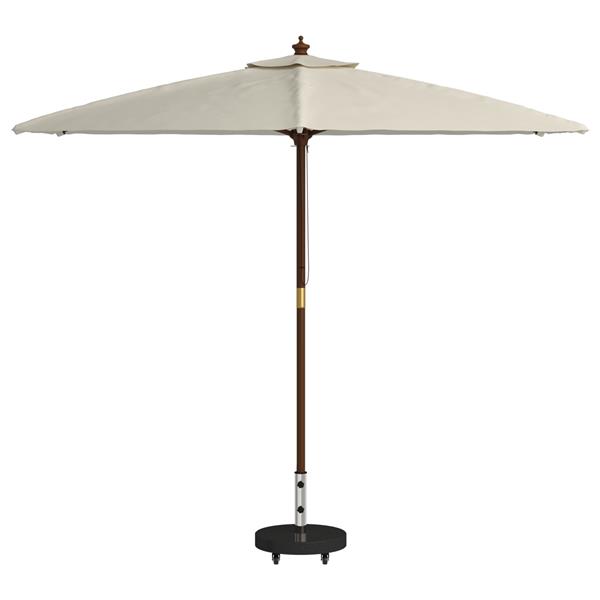 Grote foto vidaxl parasolvoet zwart 45 x 45 x 45 cm graniet tuin en terras overige tuin en terras