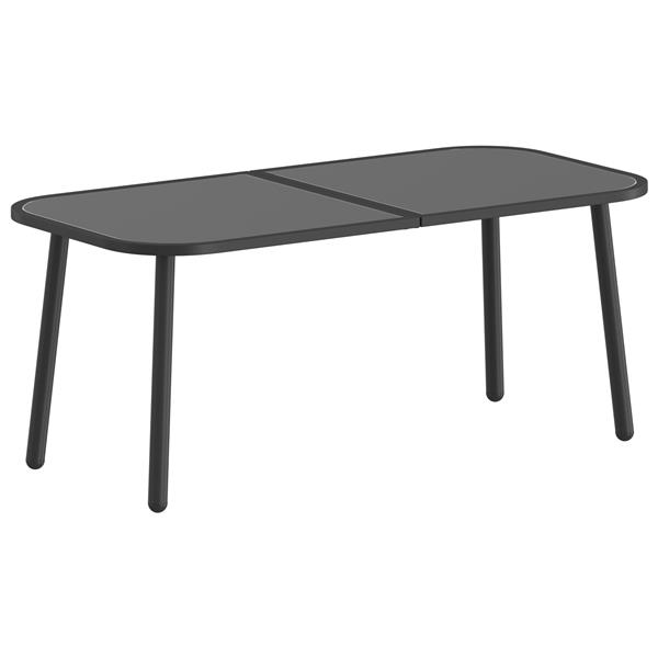 Grote foto vidaxl tuin eettafelset 4 pcs bruin poly rattan tuin en terras tuinmeubelen