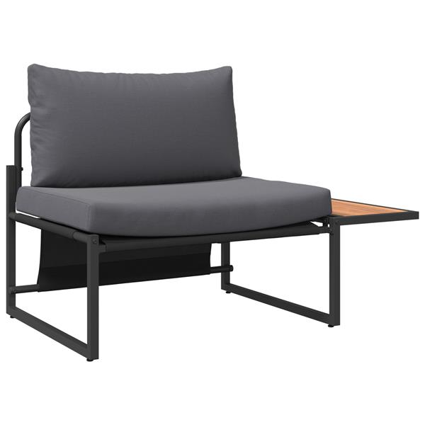 Grote foto vidaxl tuin sofa set 2 pcs antraciet staal tuin en terras tuinmeubelen