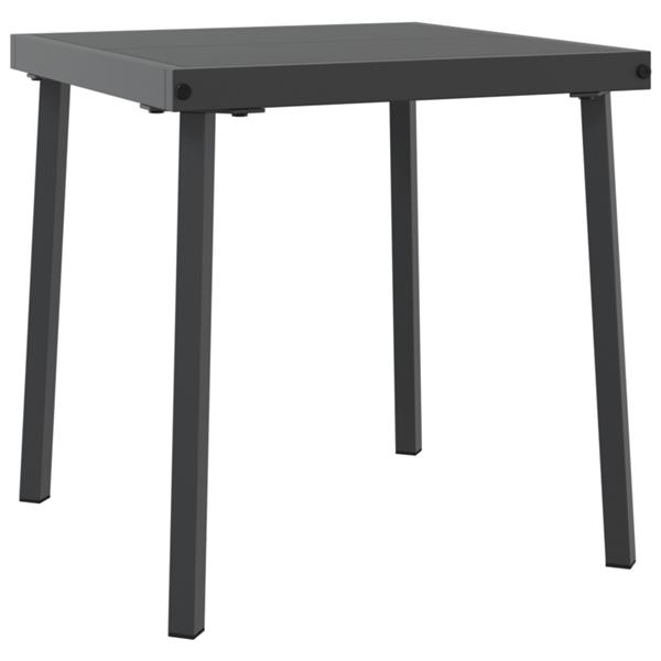 Grote foto vidaxl ligstoel met kussen 2 pcs zwart 40 x 39 x 40.5cm poly rattan tuin en terras tuinmeubelen