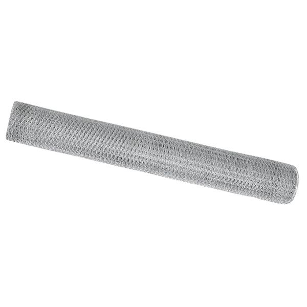 Grote foto vidaxl hexagon hek zilver 1.2 x 100 m gegalvaniseerd staal tuin en terras hekken en schuttingen