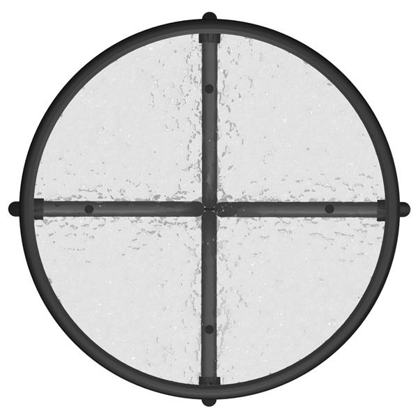 Grote foto vidaxl tuin bistro set 3 pcs zwart staal tuin en terras tuinmeubelen