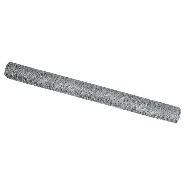Grote foto vidaxl hexagon hek zilver 1.6 x 25 m gegalvaniseerd staal tuin en terras hekken en schuttingen
