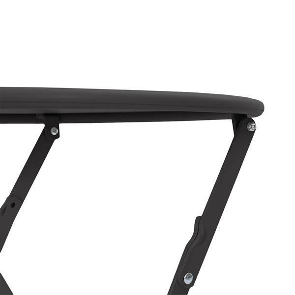 Grote foto vidaxl bistrotafel antraciet 50x71 cm poedercoating staal tuin en terras tuinmeubelen