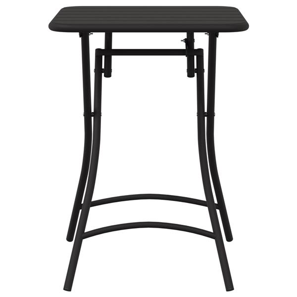 Grote foto vidaxl tuinstafel antraciet 55 x 55 x 73 cm poedercoating staal tuin en terras tuinmeubelen