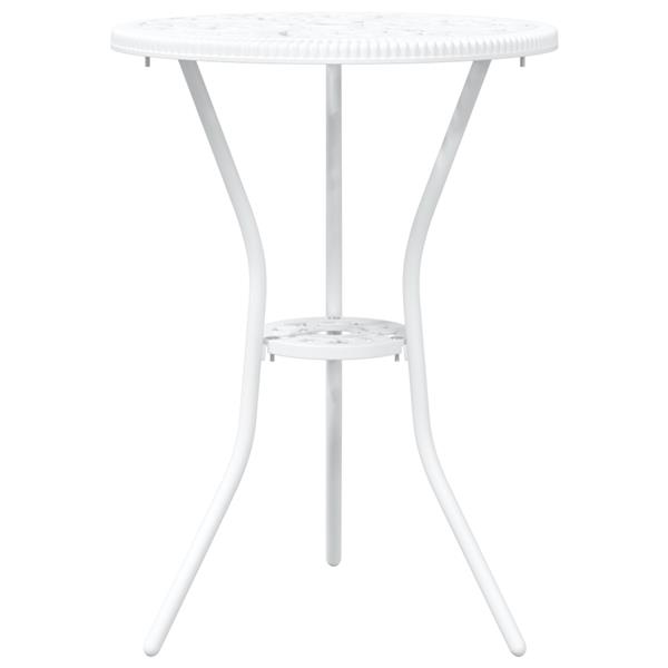 Grote foto vidaxl tuin bistro set 3 pcs wit aluminium tuin en terras tuinmeubelen