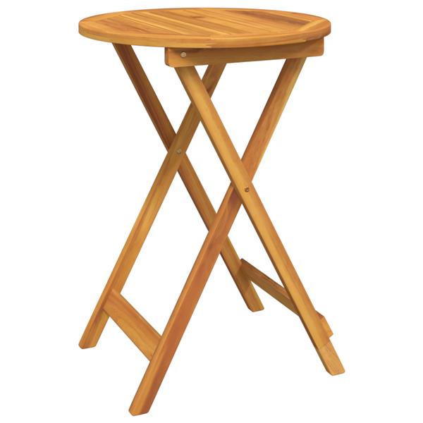 Grote foto vidaxl tuin bistro set 3 pcs bruin massief acaciahout tuin en terras tuinmeubelen