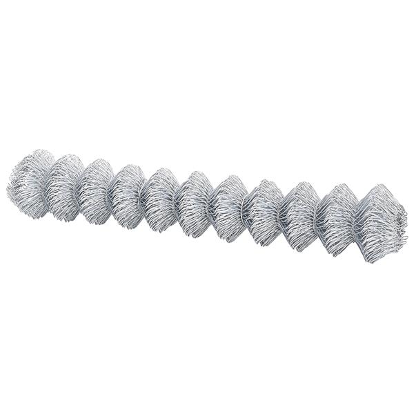 Grote foto vidaxl kettenschakelhek zilver 10 x 1.6 m gegalvaniseerd staal tuin en terras hekken en schuttingen