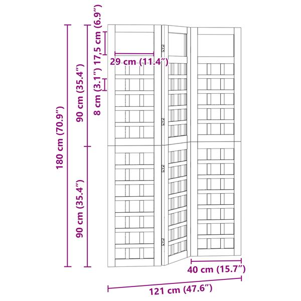 Grote foto vidaxl buitenscherm voor privacy bruin 120 x 180 cm huis en inrichting overige huis en inrichting