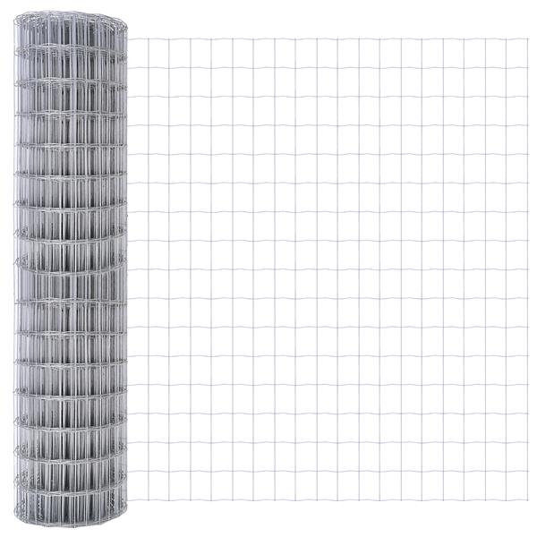 Grote foto vidaxl euro hek 1 2 x 25 m pvc gecoat ijzer tuin en terras hekken en schuttingen