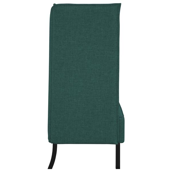 Grote foto vidaxl hoge rug bank donkergroen 109 x 56 x 121 cm stof huis en inrichting bankstellen