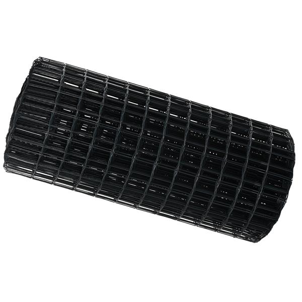 Grote foto vidaxl euro hek grijs 0.6 x 50 m pvc gecoat ijzer tuin en terras hekken en schuttingen