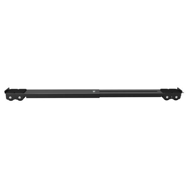 Grote foto vidaxl wasmachinesokkel 2 pcs zwart 72 x 5 x 4.5 cm staal witgoed en apparatuur wasmachines