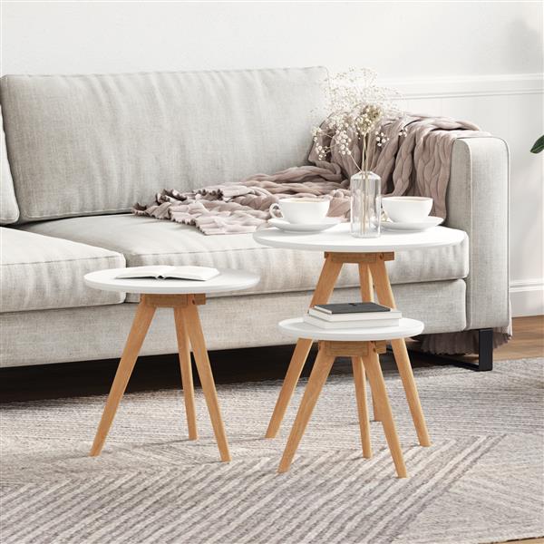 Grote foto vidaxl salontafel bruin 50 x 50 x 46 cm massief walnotenhout huis en inrichting eettafels