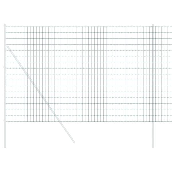 Grote foto vidaxl euro hek groen 1.6 x 10 m pvc gecoat ijzer tuin en terras hekken en schuttingen