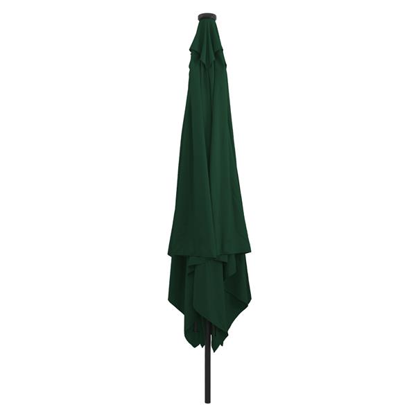 Grote foto vidaxl tuinparasol groen en zwart 295 x 295 x 245 cm tuin en terras overige tuin en terras