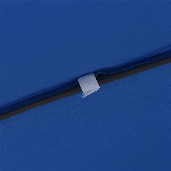 Grote foto vidaxl tuinparasol blauw en zwart 295 x 295 x 245 cm tuin en terras overige tuin en terras