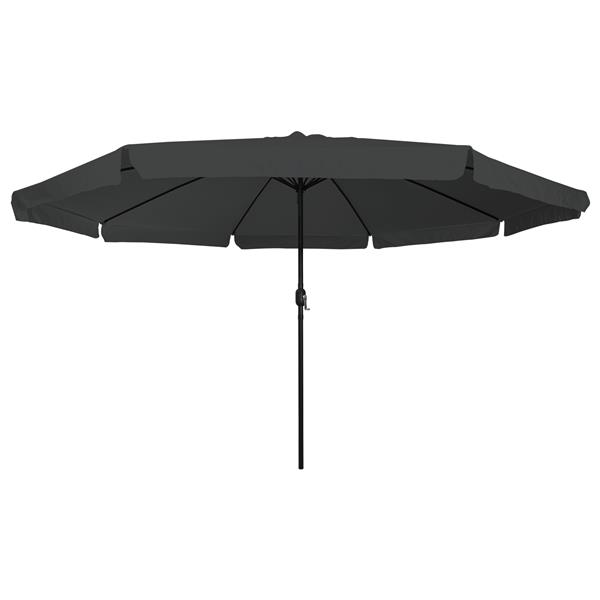 Grote foto vidaxl tuinparasol antraciet en zwart 395 x 395 x 245 cm tuin en terras overige tuin en terras