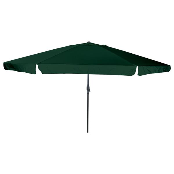 Grote foto vidaxl tuinparasol groen en zwart 395 x 395 x 245 cm tuin en terras overige tuin en terras