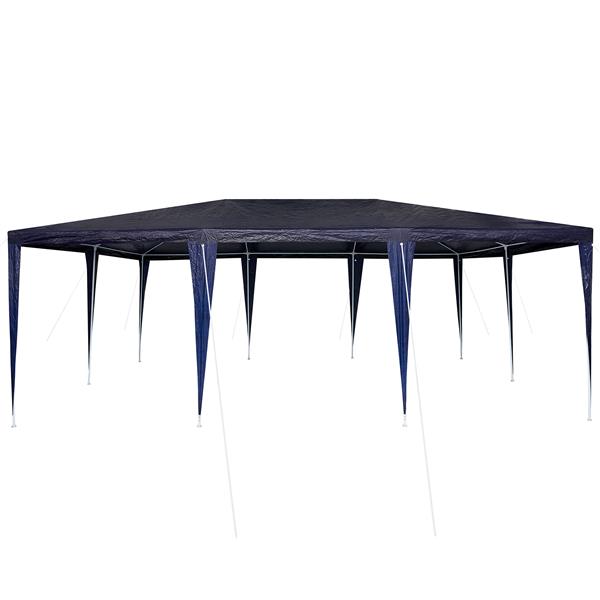 Grote foto vidaxl partytent blauw 600 x 400 x 266 cm polyethyleen en staal tuin en terras overige tuin en terras