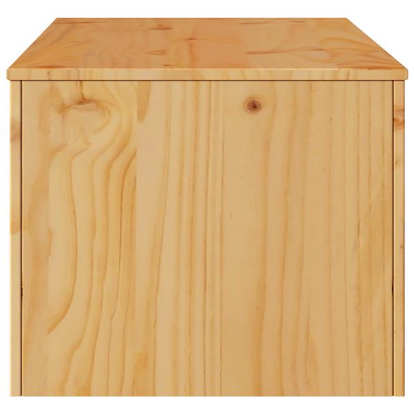 Grote foto vidaxl salontafel drammen eiken 99 x 55 x 45 cm massief grenenhout huis en inrichting eettafels