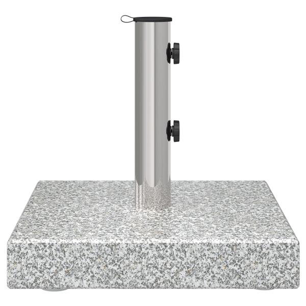 Grote foto vidaxl parasolvoet grijs 41 x 41 x 37 cm graniet tuin en terras overige tuin en terras