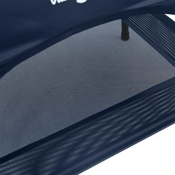 Grote foto vidaxl hondenbed marineblauw xl staal dieren en toebehoren toebehoren