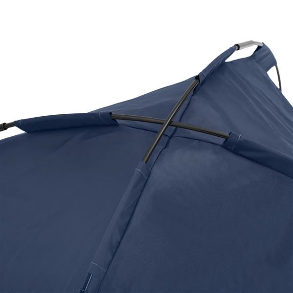 Grote foto vidaxl hondenbed marineblauw xl staal dieren en toebehoren toebehoren