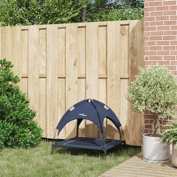 Grote foto vidaxl hondenbed marineblauw m staal dieren en toebehoren toebehoren